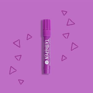 TATTOOPEN Feutre de tatouage temporaire – Violet