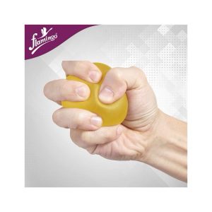 FLAMINGO OC 2393 JAUNE BALLE ANTI STRESS LEGER