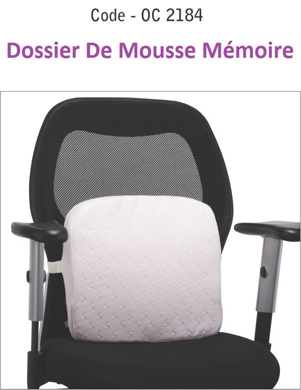 FLAMINGO Oreiller Mousse Pour Dossier OC 2184