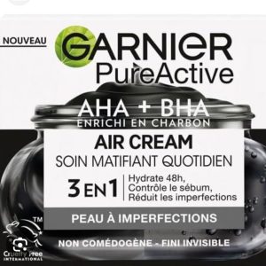 GARNIER Pure Active 3 En 1 Crème De Visage Pour Peaux A Imperfections 50ml
