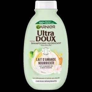 GARNIER Shampoing Ultra Doux Lait D’Amande Nourricier 250ml