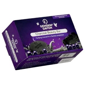 GENSKIN Savon au Charbon de Bois Purifiant 150g