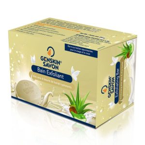 GENSKIN Savon Exfoliant A l’Aloe Vera et Beurre de Karite 150g