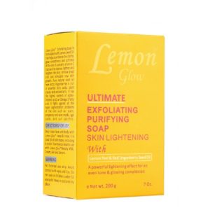 LEMON GLOW Savon Exfoliant Purifiant 200g