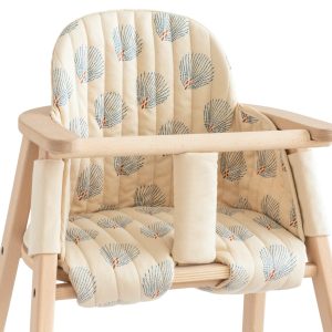 Coussin pour chaise évolutive Growing green blue gatsby – Nobodinoz