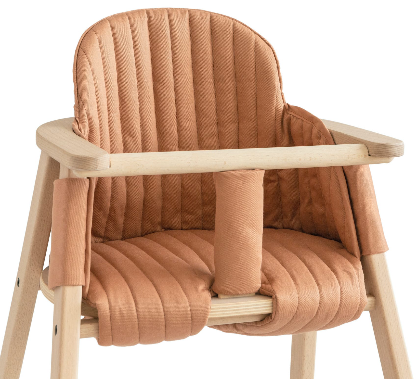 Coussin pour chaise évolutive Growing green Sienna brown – Nobodinoz