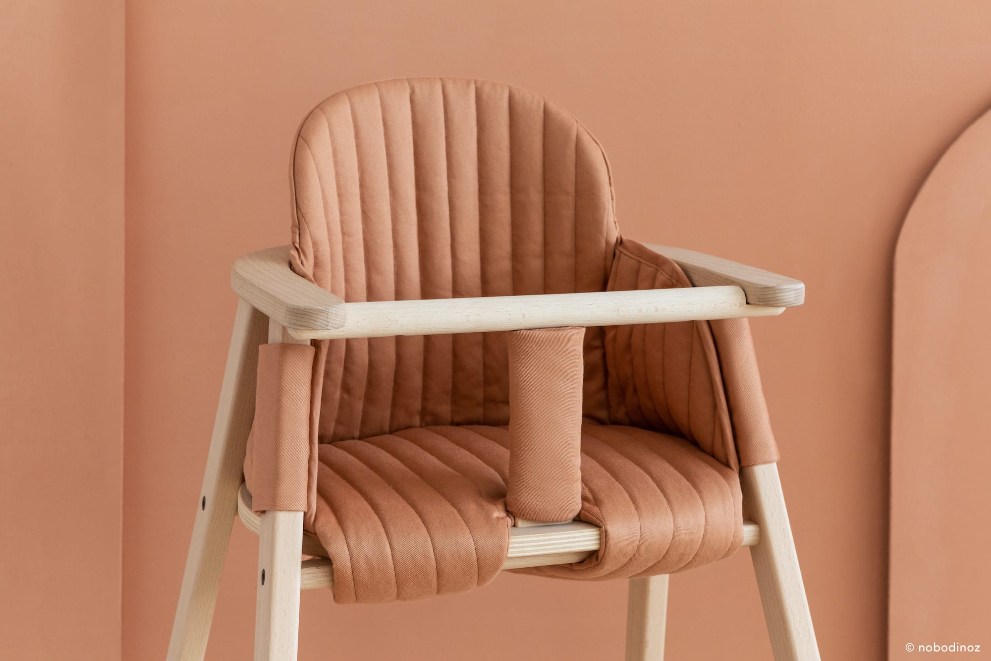 Coussin pour chaise évolutive Growing green Sienna brown – Nobodinoz – Image 3