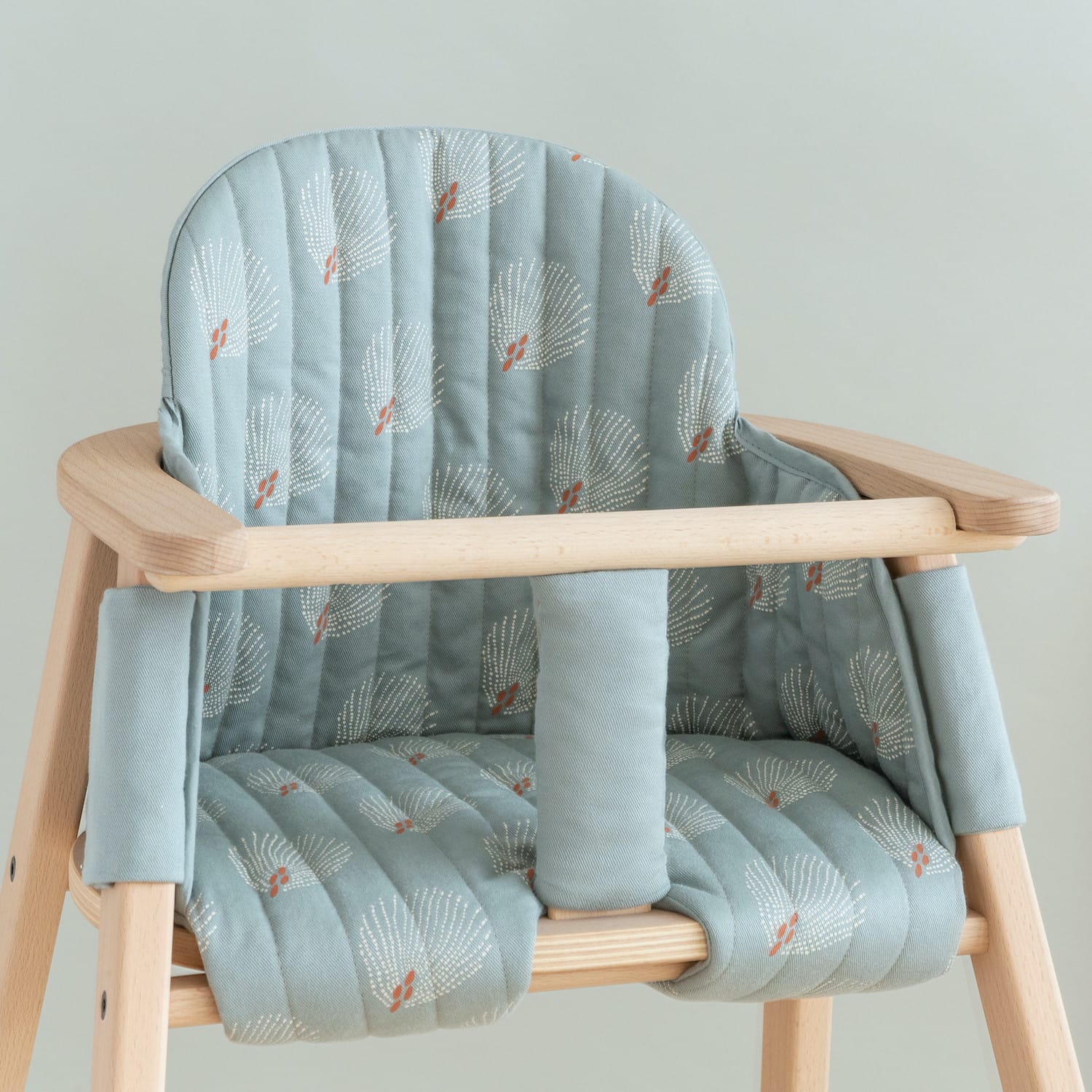 Coussin pour chaise évolutive Growing green white gatsy – Nobodinoz – Image 2