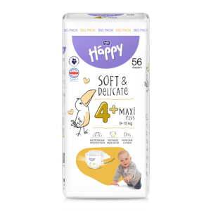 HAPPY COUCHE TAILLE 4+MAXI 9-15KG X56