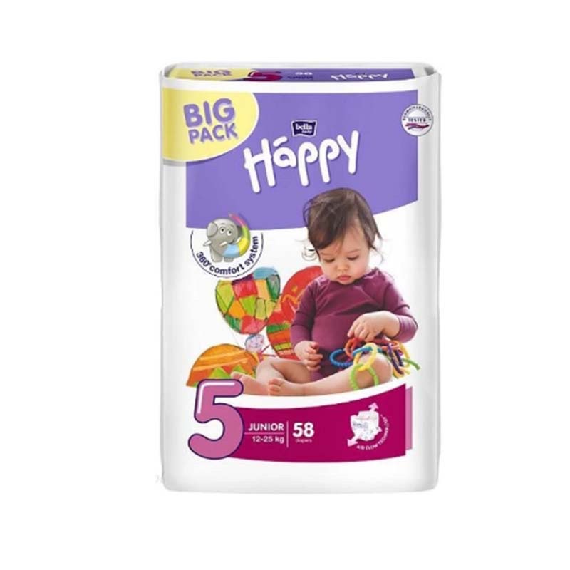 HAPPY Couche Taille 5 | 11-18kg Boite de 58