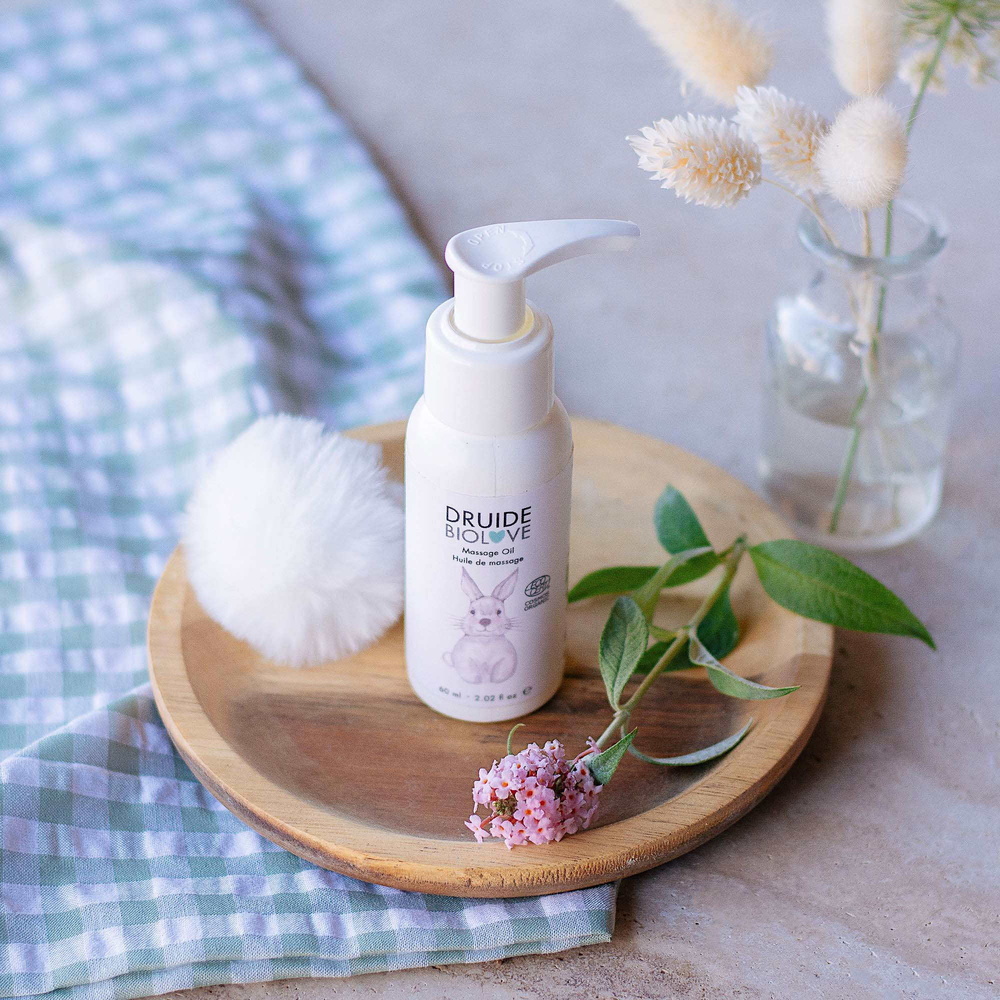 Huile de Massage bébé & enfant – Druide Biolove – Image 2