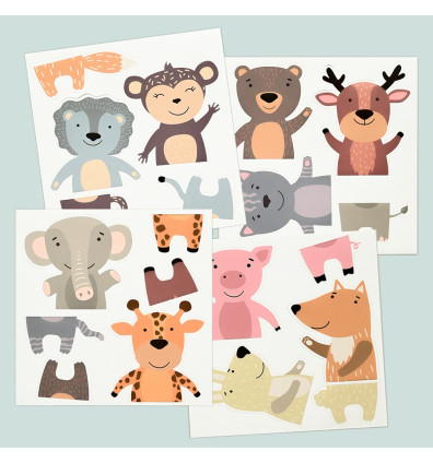 Jeu magnétique Ferflex Puzzle animaux – Image 2