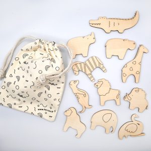 Jeu Magnétique en Bois – Savane