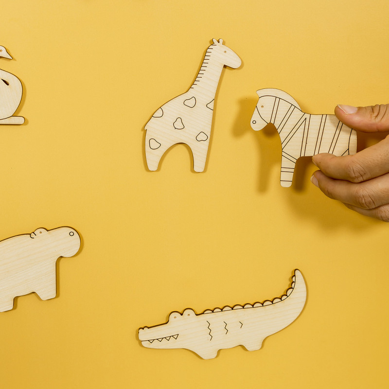 Jeu Magnétique en Bois – Savane – Image 5