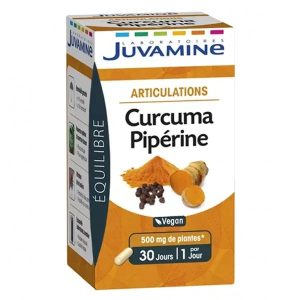 JUVAMINE CURCUMA PIPERINE ARTICULATIONS GEL BOITE DE 30