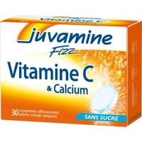 JUVAMINE FIZZ VITAMINE C + CALCIUM 30 COMPRIMÉS EFFERVESCENTS