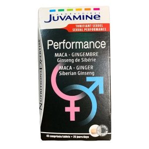 JUVAMINE Performance Maca Gingembre Ginseng 40 Comprimes