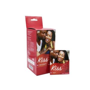 KISS PRESERVATIFS STRAWBERRY ETUI 24X3