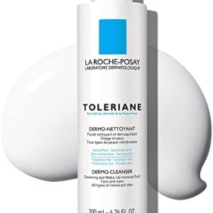 LA ROCHE POSAY Toleriane Lait Démaquillant ET Fluide Dermo Nettoyant 200ml