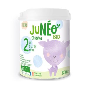 Lait de chèvre n°2 deuxième âge 800g de 6 à 12 mois – Junéo