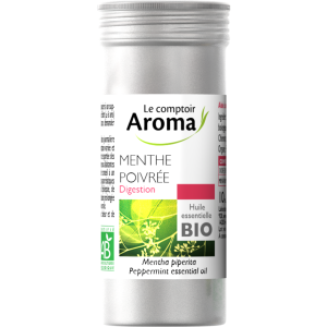 LE COMPTOIR AROMA Huile Essentielle Menthe Poivrée 10ml