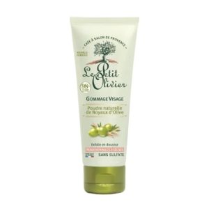 LE PETIT OLIVIER Gommage Visage Poudre Naturelle De Noyaux d’Olive 75ml