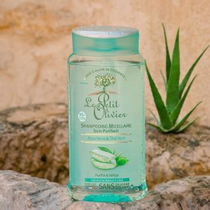 LE PETIT OLIVIER Shampooing Micellaire Soin Purifiant Aloe Vera Et Thé Vert 250ml