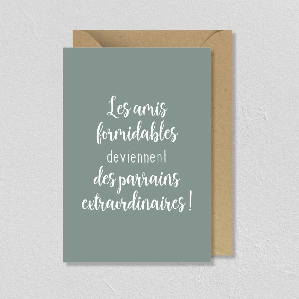 Annonce carte ami(e)s formidables/parrains – marraines exceptionnel(le)s – Image 2