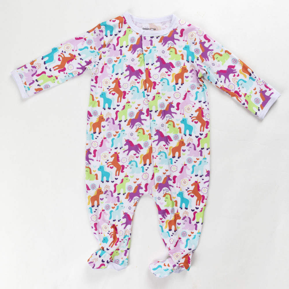 Pyjama Magnetic Baby Licornes colorées
