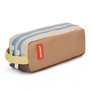 Trousse Double Compartiment Mini Walnut