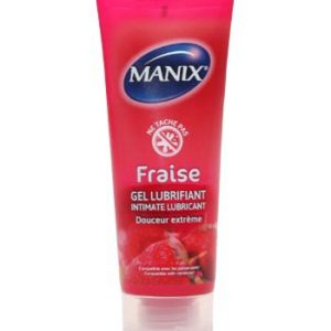 MANIX Fraise Gel Lubrifiant Douceur Extreme 80ml