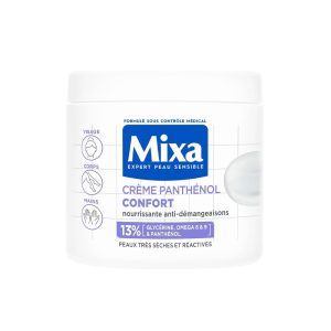 MIXA Creme Panthenol Confort Glycérine + Oméga 6 & 9 + Panthenol 400ml