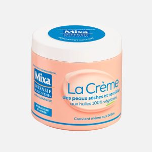 MIXA La Crème Peaux Sèches Et Sensibles Huiles 100% Végétales 400ml
