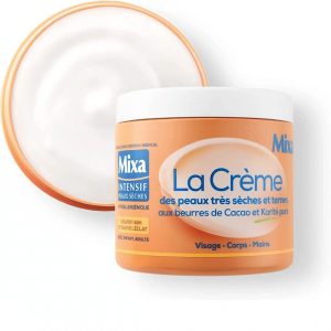 MIXA La Crème Peaux Très Sèches et Ternes Cacao Et Karite Purs 400ml