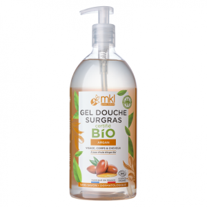 MKL Gel Douche Surgras Certifié BIO – Huile d’Argan BIO 1L
