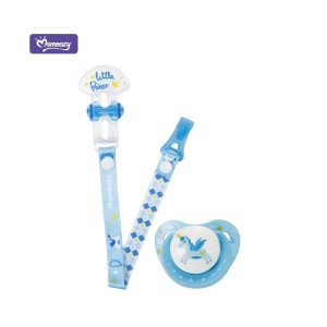 MOMEASY SUCETTE + ATTACHE-SUCETTE 6 MOIS+ – COULEUR VARIABLE