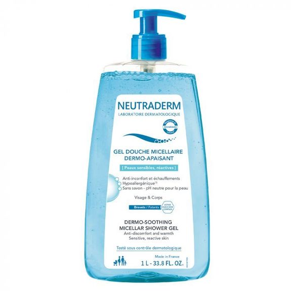 NEUTRADERM Gel Douche Micellaire Dermo Apaisant 1L