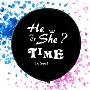 Ballon à confettis Gender Reveal