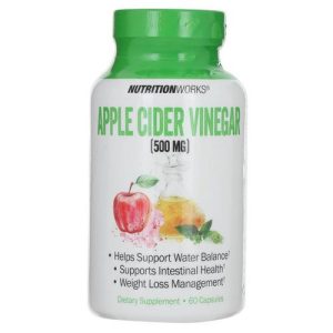 NUTRIWORKS Apple Cider Vinegra 500 mg