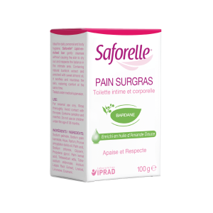 SAFORELLE Pain Surgras Toilette Intime & Corporelle 100 g