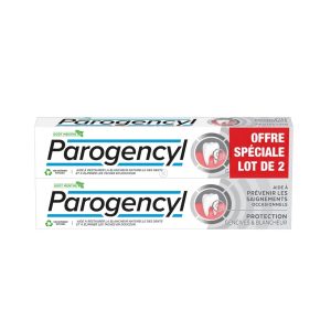 PAROGENCYL Dentrifrice Protection Gencives Et Blancheur 2x75ml