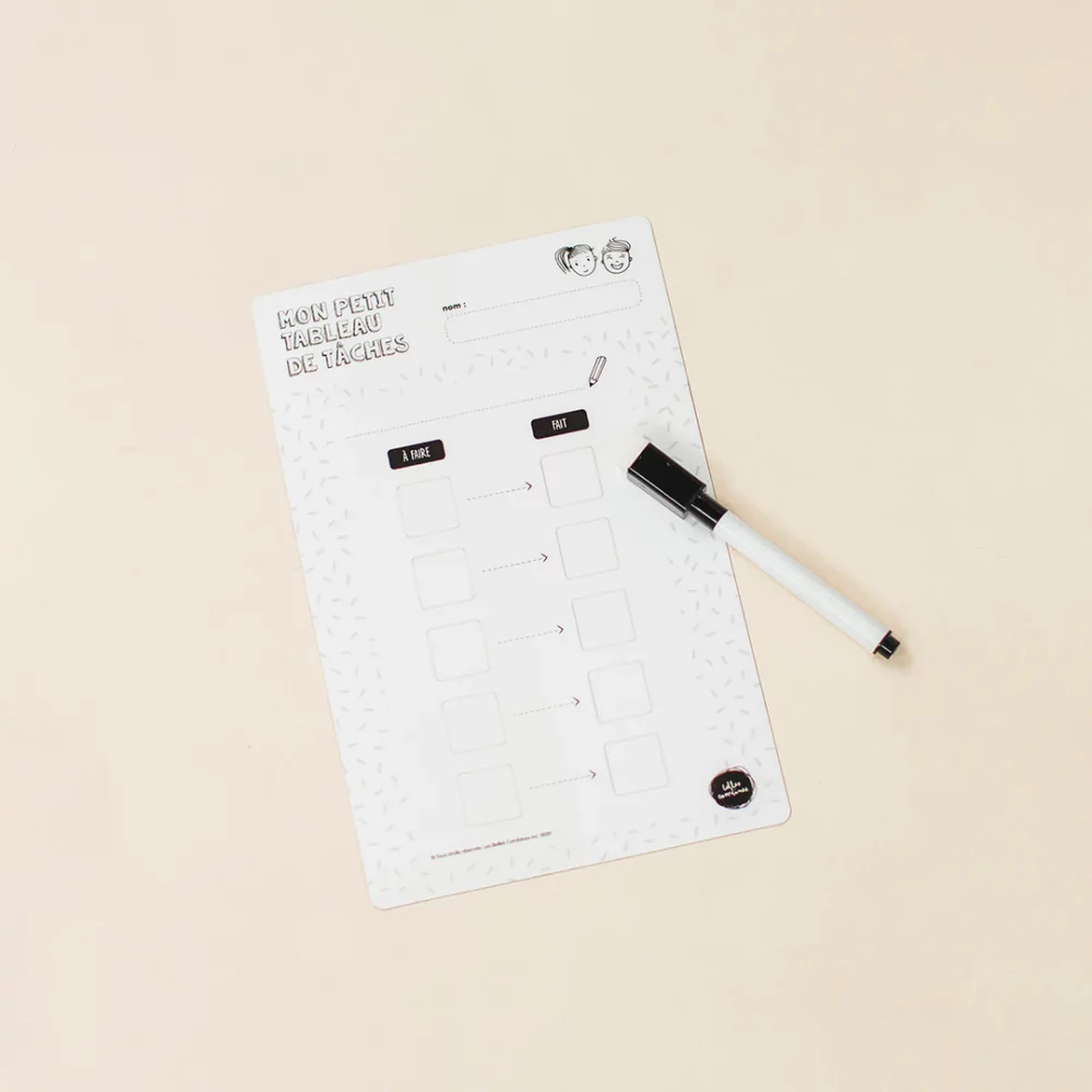 Mon petit tableau de routine/tâches – 5 étapes – Les Belles Combines – Image 6