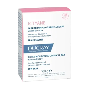 DUCRAY Ictyane Pain Dermatologique Surgras 100g