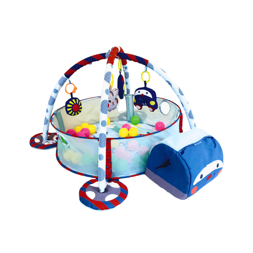 Piscine à balles pour bébés en forme de dauphin