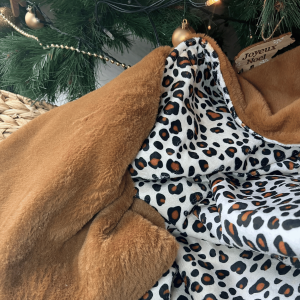 Plaid Graou Léopard – Douceur Chocolat