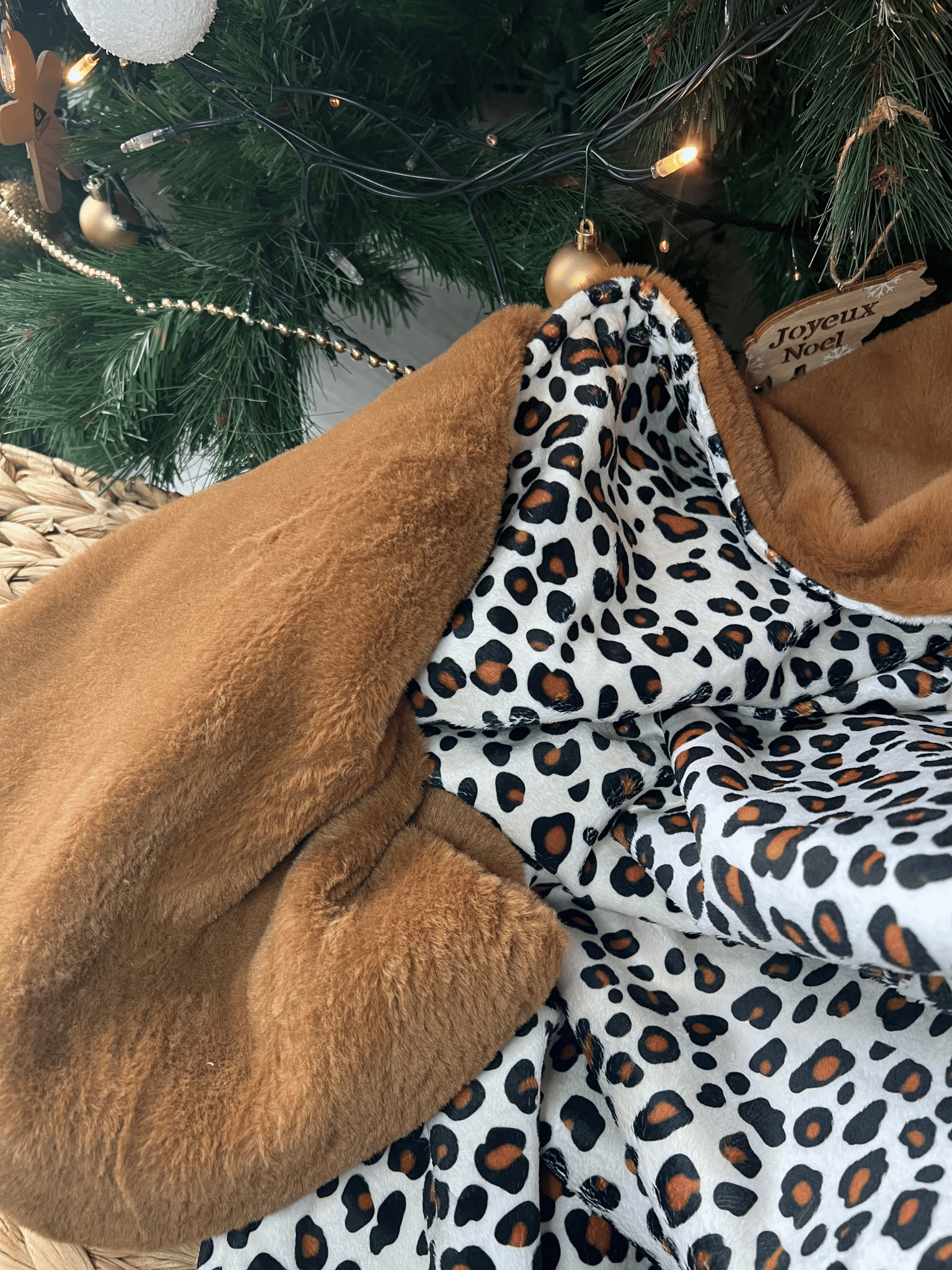 Plaid Graou Léopard – Douceur Chocolat