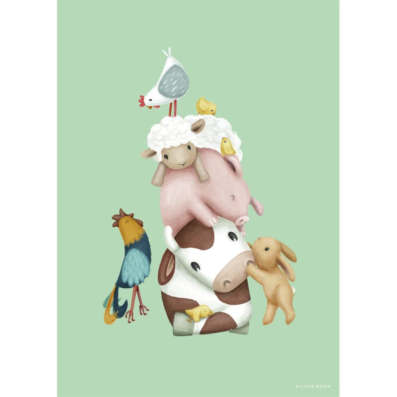 Poster A3 Little Farm – Little dutch – Image 2