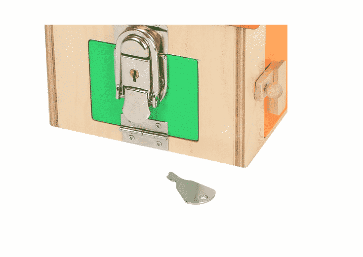 Maison à serrures compacte en bois – Image 5