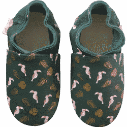 Chaussons cuir souple (taille 25/26)