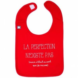 Bavoir à messages “Perfection”
